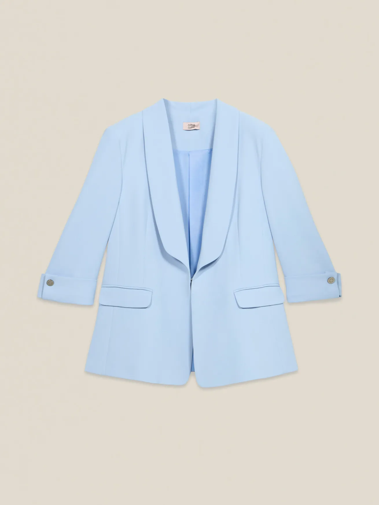Blazer con maniche a tre quarti