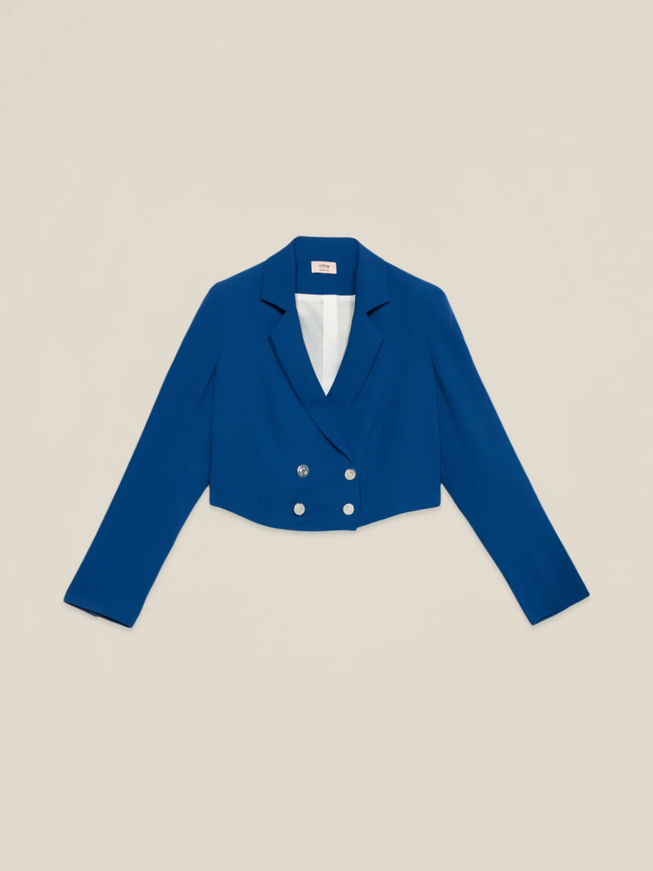 Blazer cropped doppiopetto