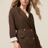 Blazer destrutturato con cintura