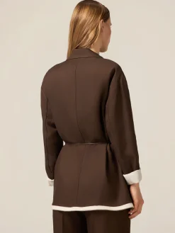 Blazer destrutturato con cintura