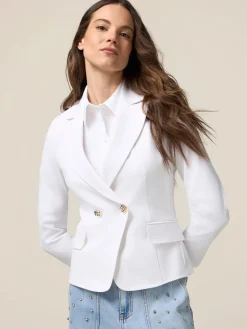 Blazer doppiopetto in punto milano