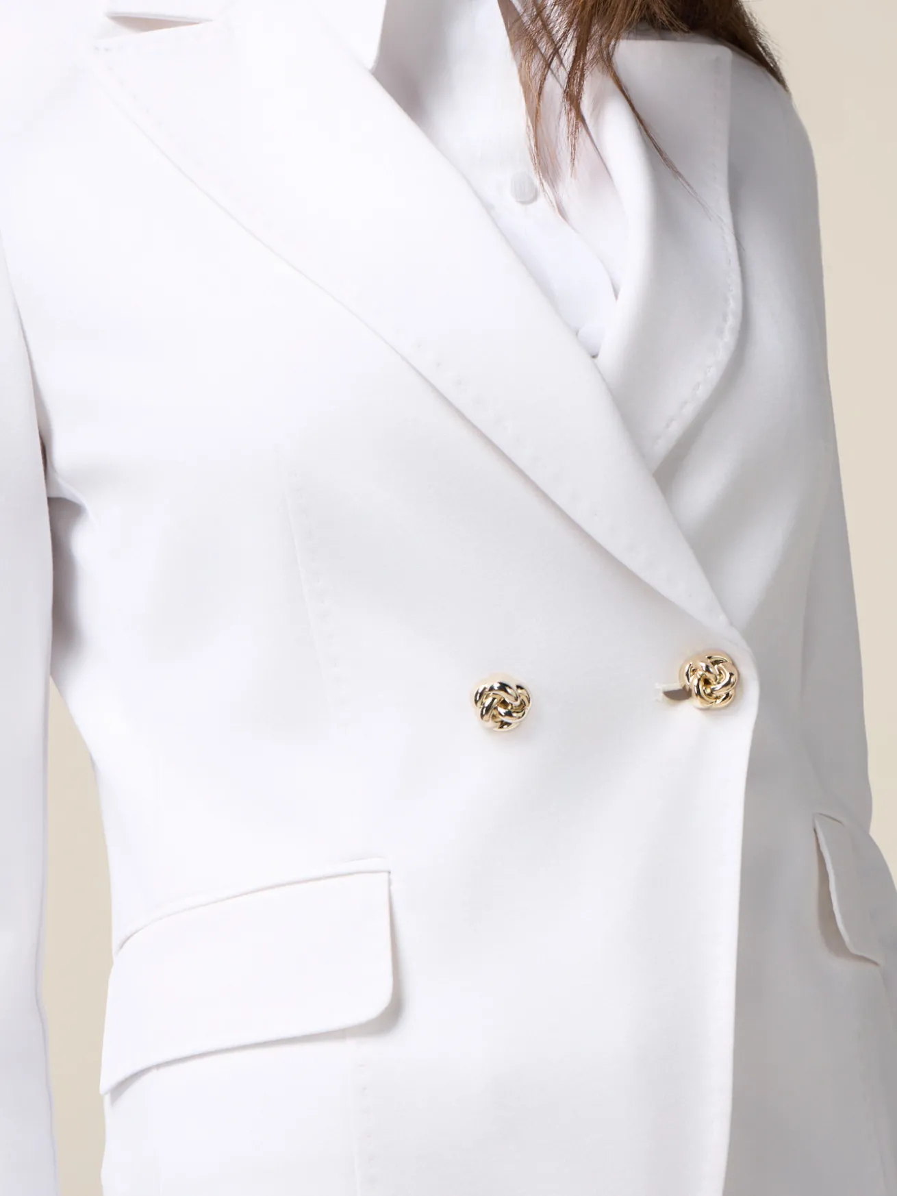 Blazer doppiopetto in punto milano