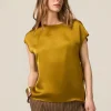 Blusa in raso di viscosa