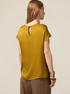 Blusa in raso di viscosa
