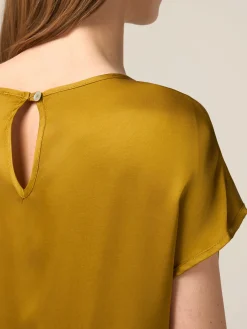 Blusa in raso di viscosa