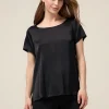 Blusa in raso misto viscosa
