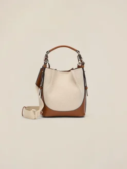 Borsa a secchiello in canvas
