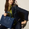 Borsa bauletto con cristalli