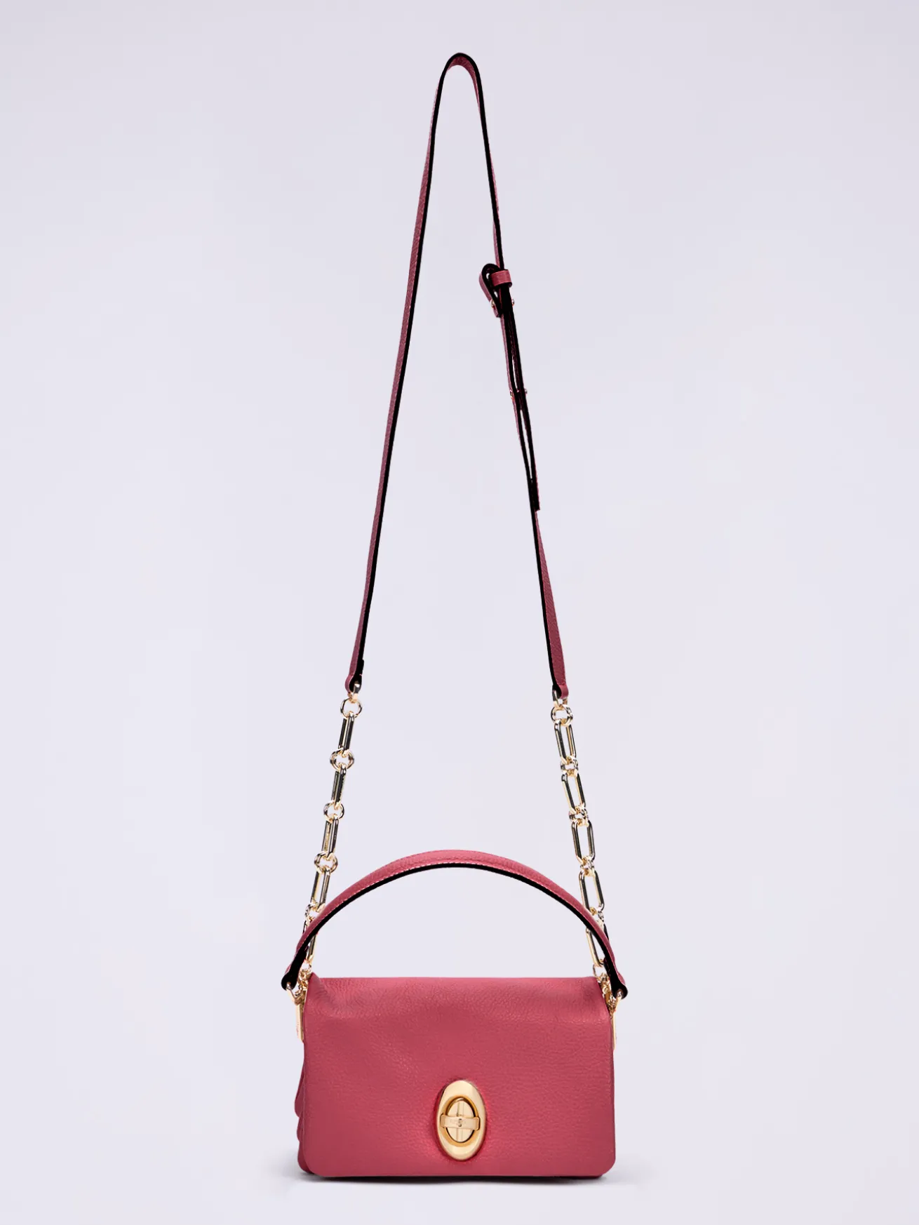 Borsa crossbody in vera pelle