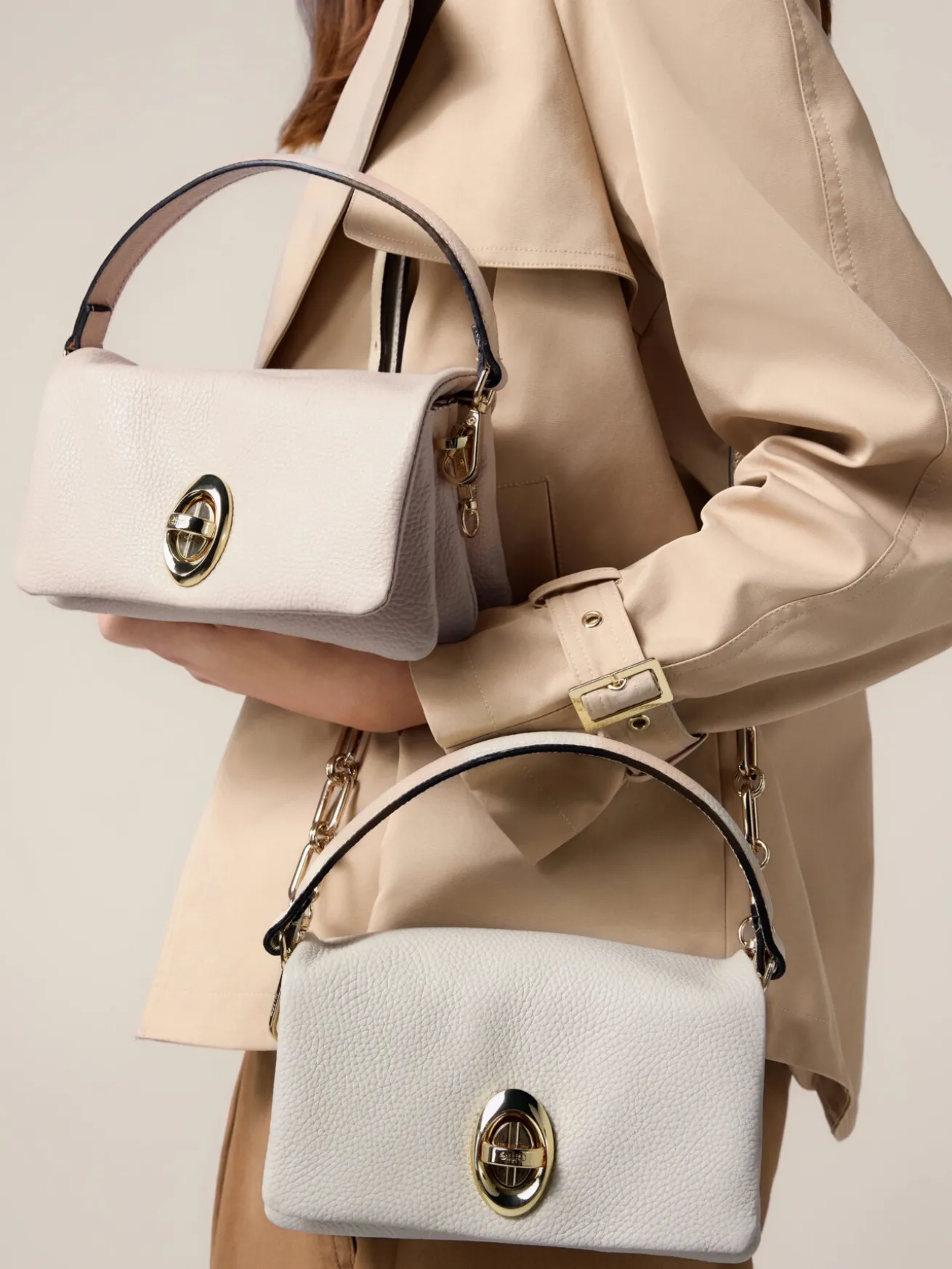 Borsa crossbody in vera pelle