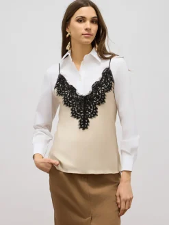 Camicia con top sovrapposto