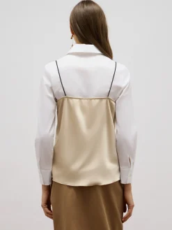 Camicia con top sovrapposto