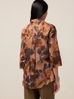Camicia in cotone fantasia