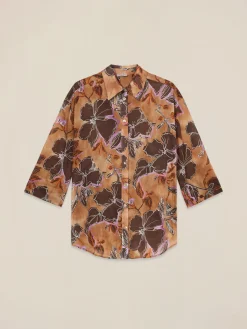 Camicia in cotone fantasia