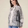 Camicia in raso fantasia