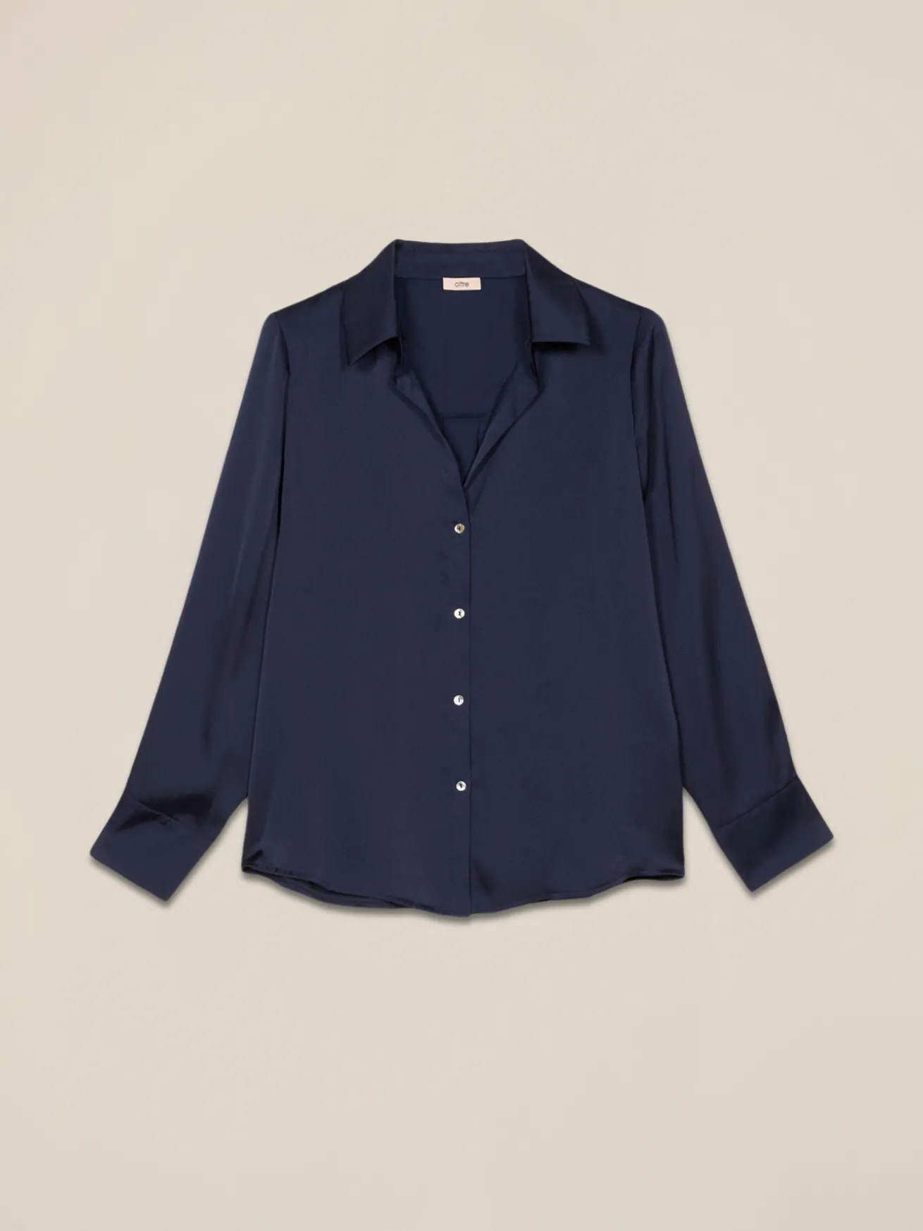 Camicia in raso fluido