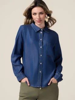 Camicia in tencel
