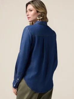 Camicia in tencel