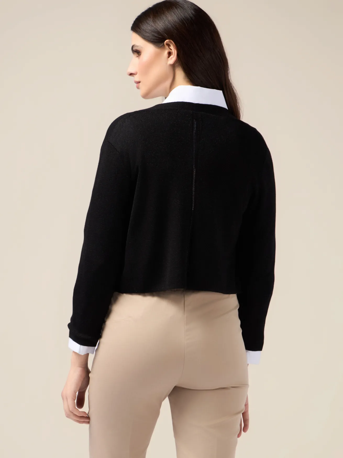 Cardigan corto lurex