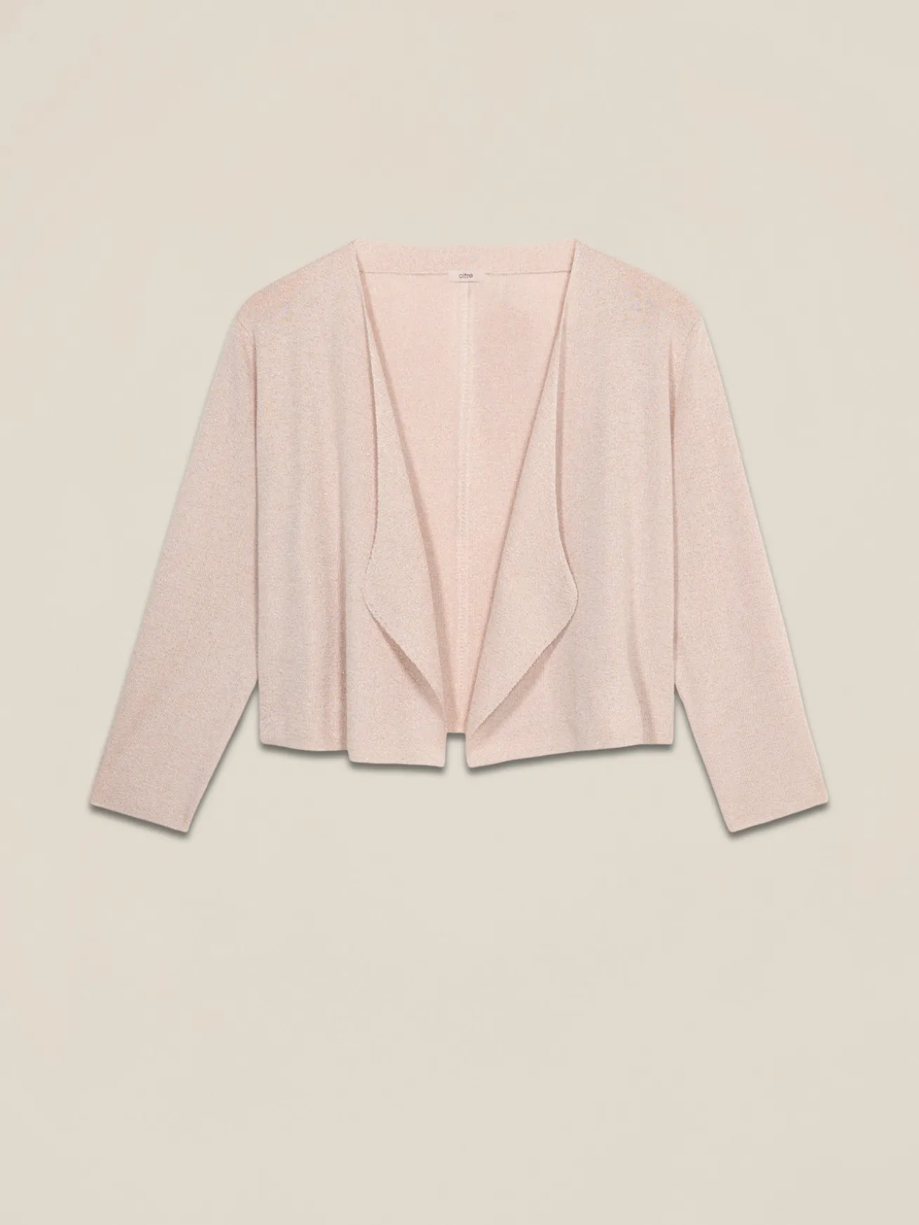 Cardigan corto lurex