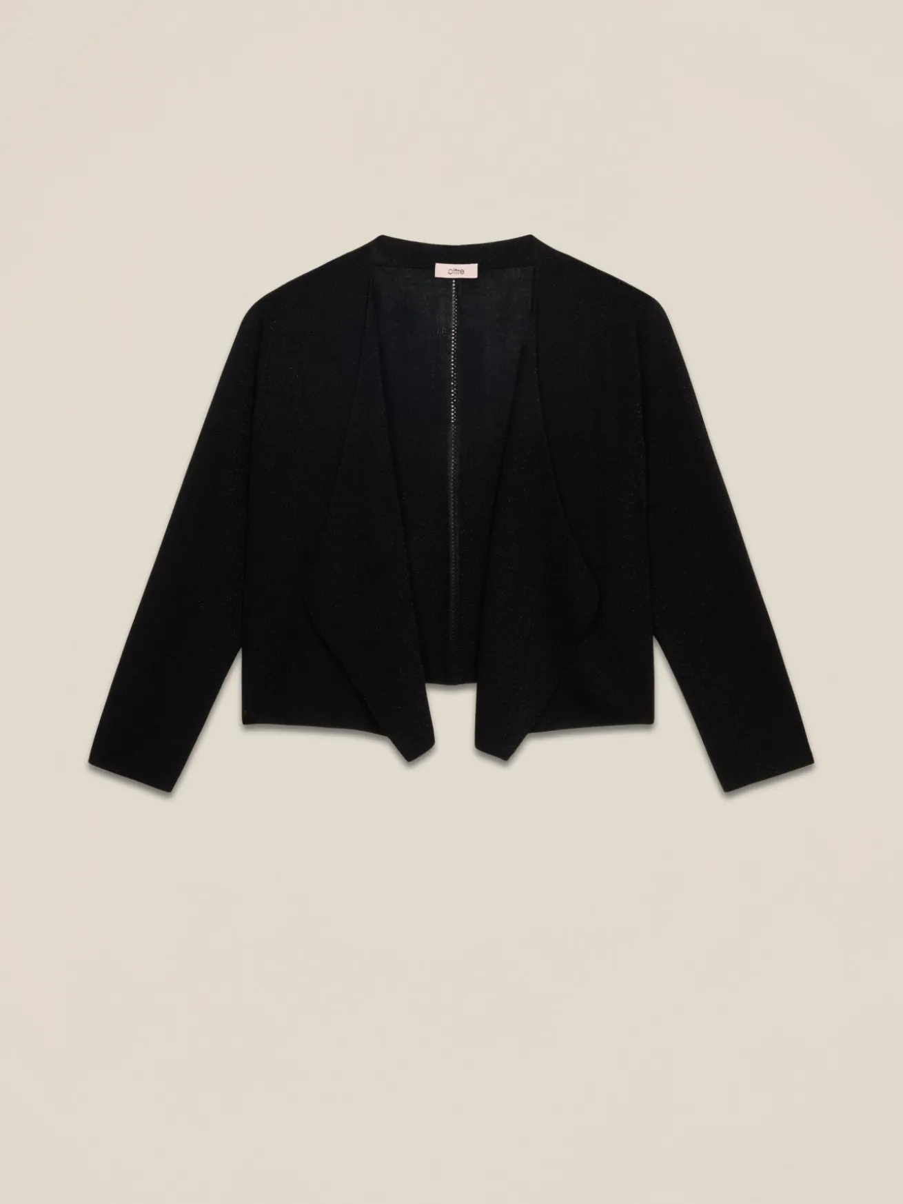Cardigan corto lurex