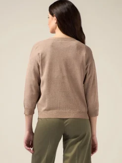 Cardigan lurex misto viscosa