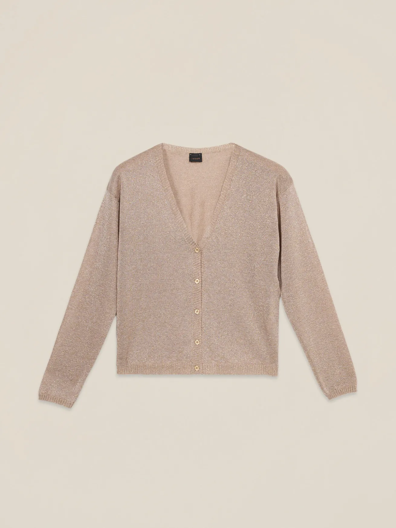 Cardigan lurex misto viscosa
