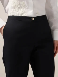 Chinos in raso di cotone