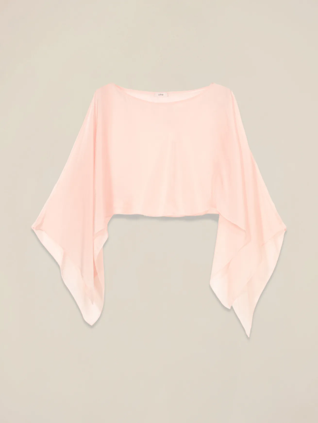 Coprispalle in chiffon misto seta