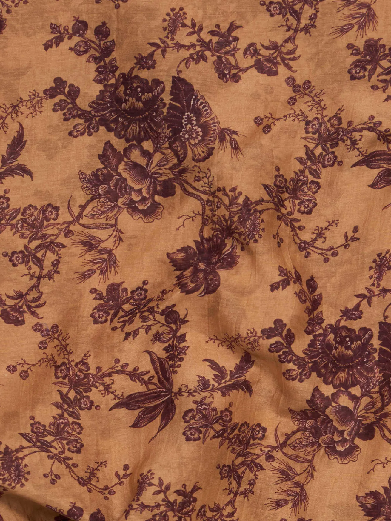 Foulard in cotone/seta fantasia