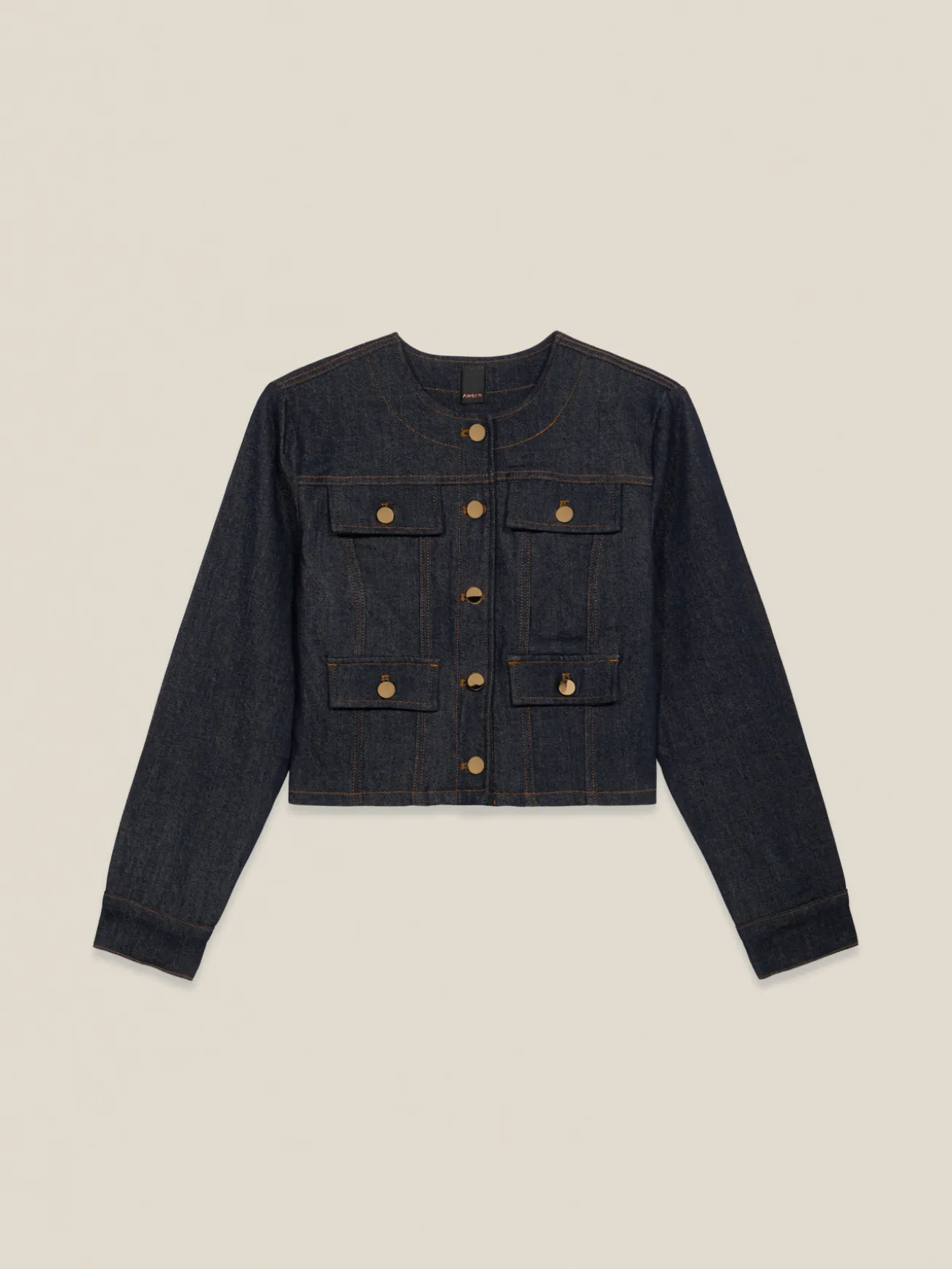 Giacca corta in denim