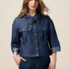 Giacca destrutturata boxy in tencel