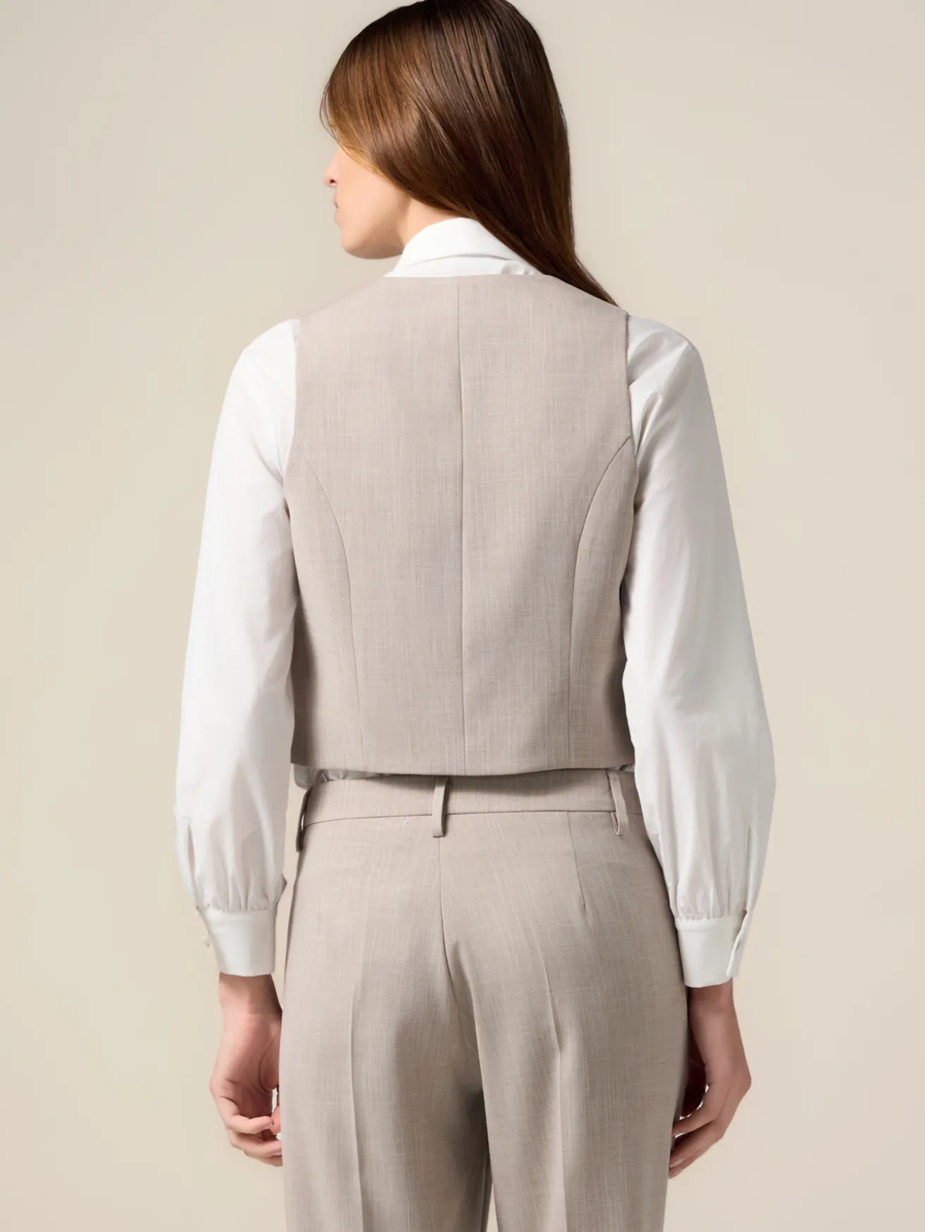 Gilet corto misto viscosa