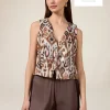 Gilet fantasia con paillettes