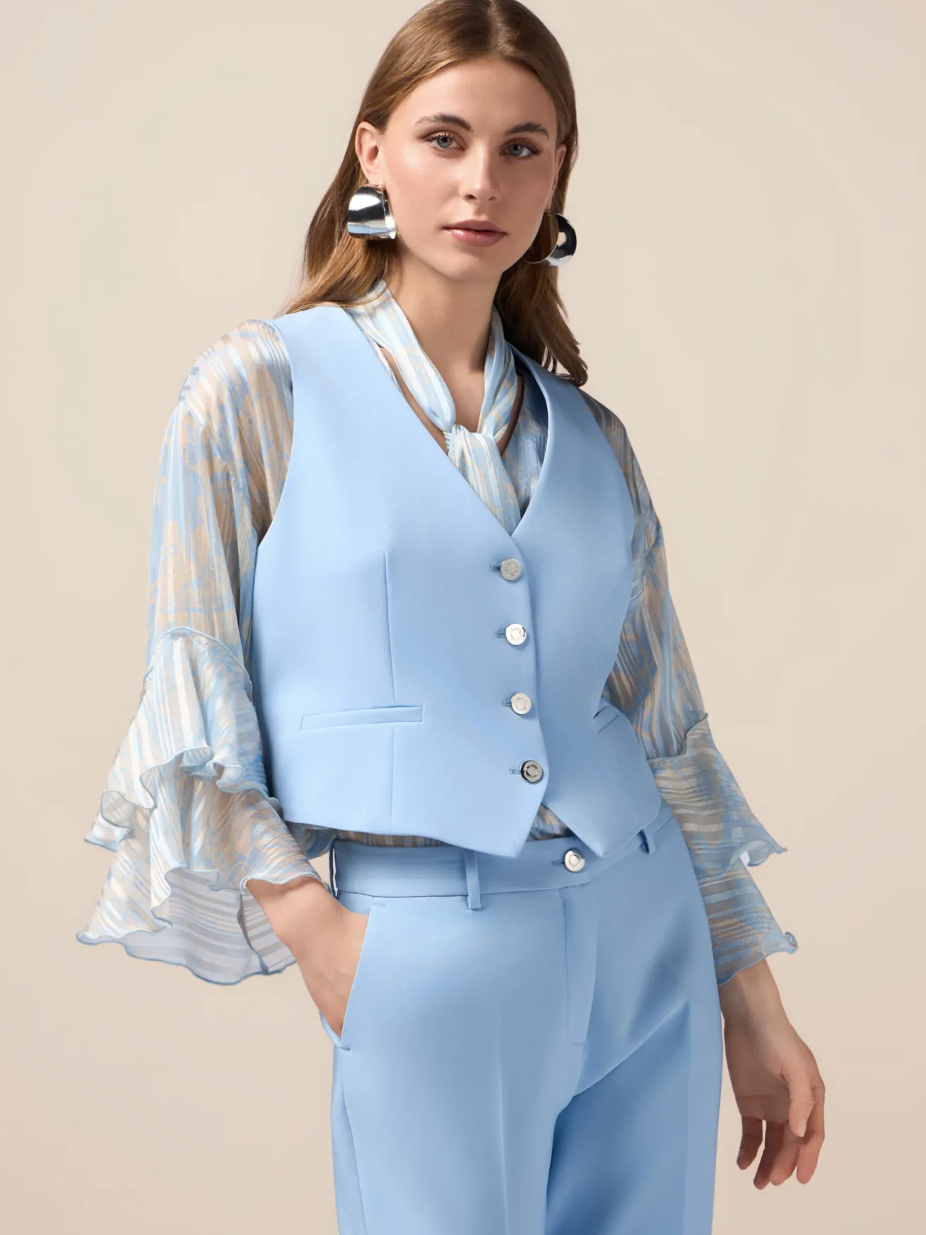 Gilet in tessuto tecnico