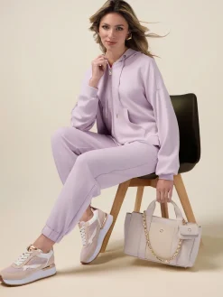 Joggers in jersey soft touch
