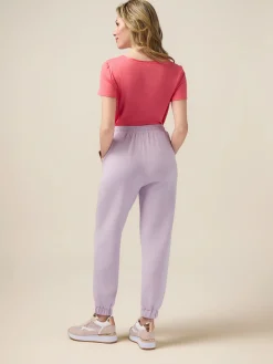 Joggers in jersey soft touch