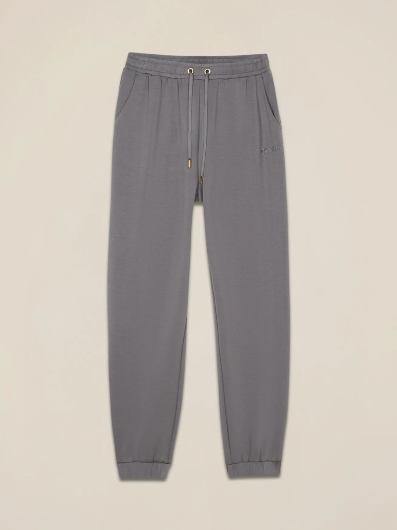 Joggers in jersey soft touch