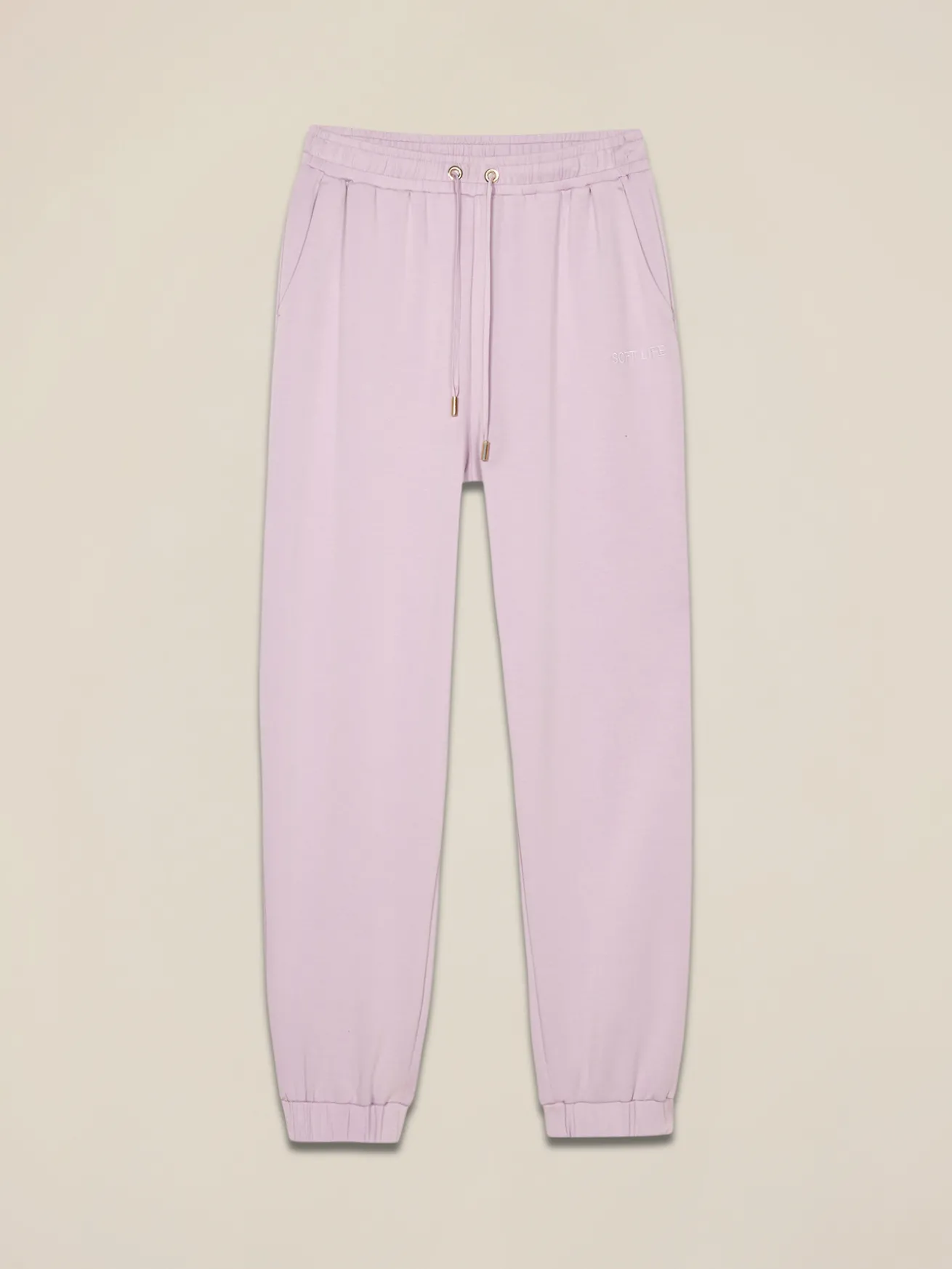 Joggers in jersey soft touch