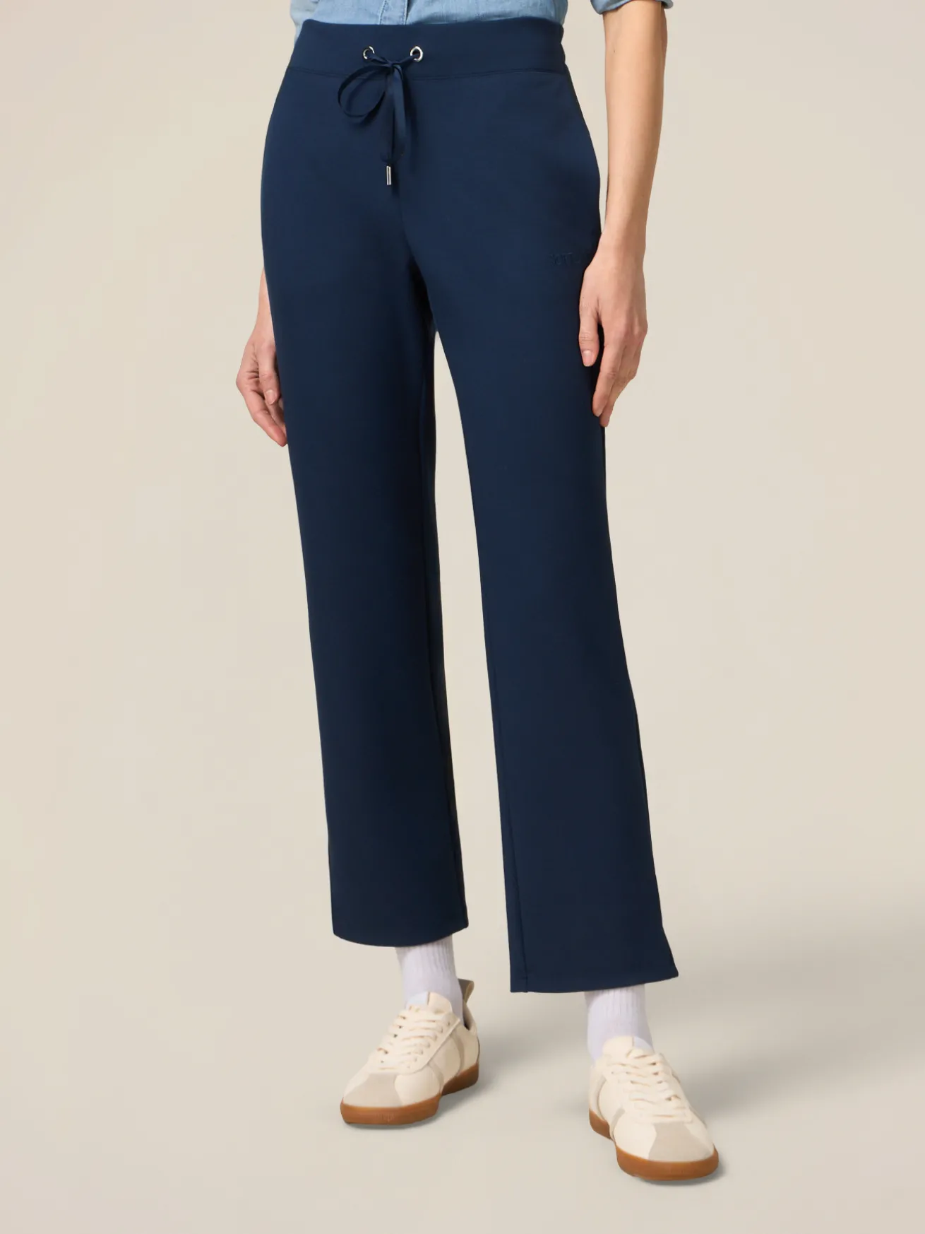 Joggers soft touch con coulisse
