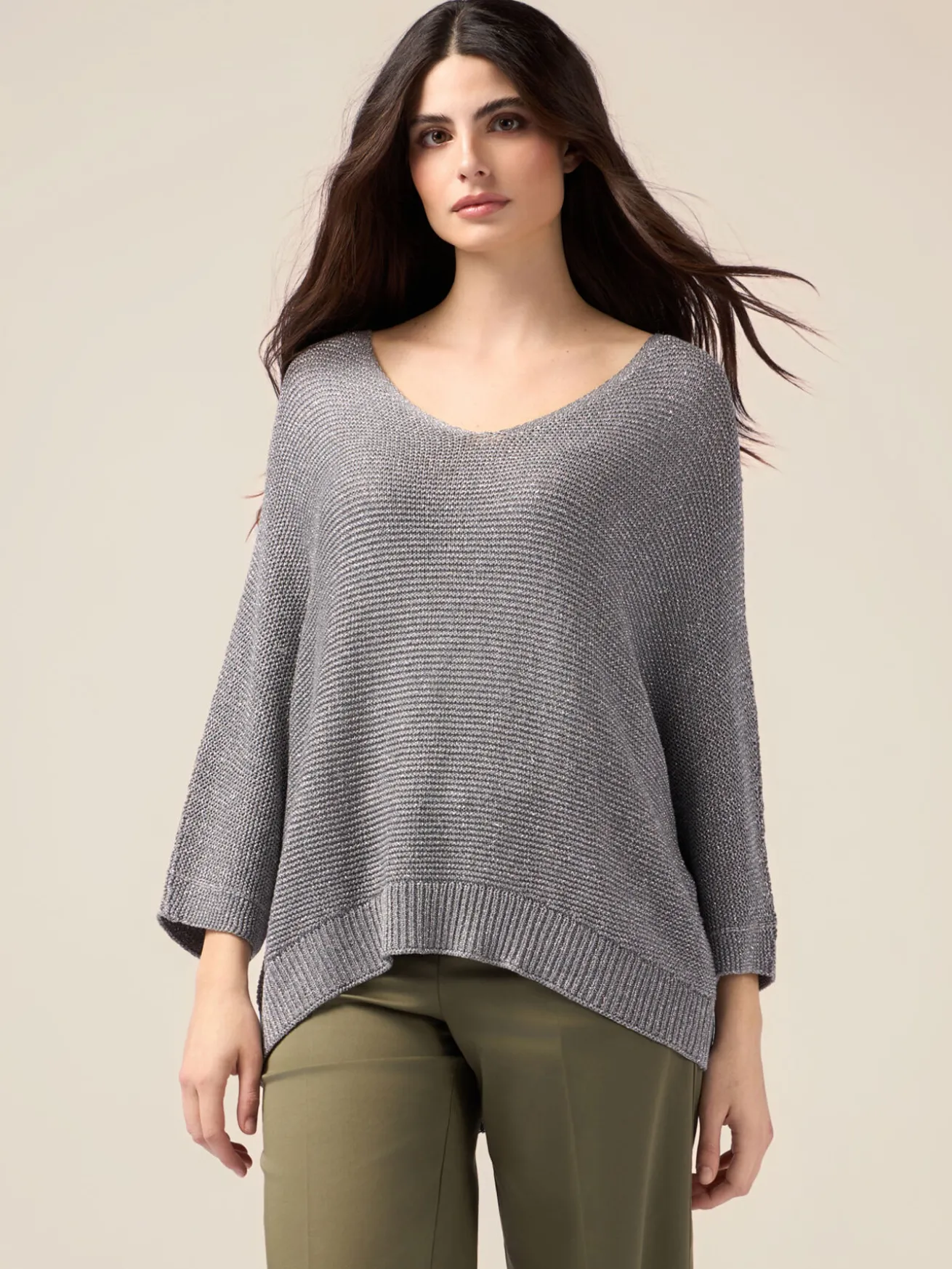 Maglia lurex misto viscosa