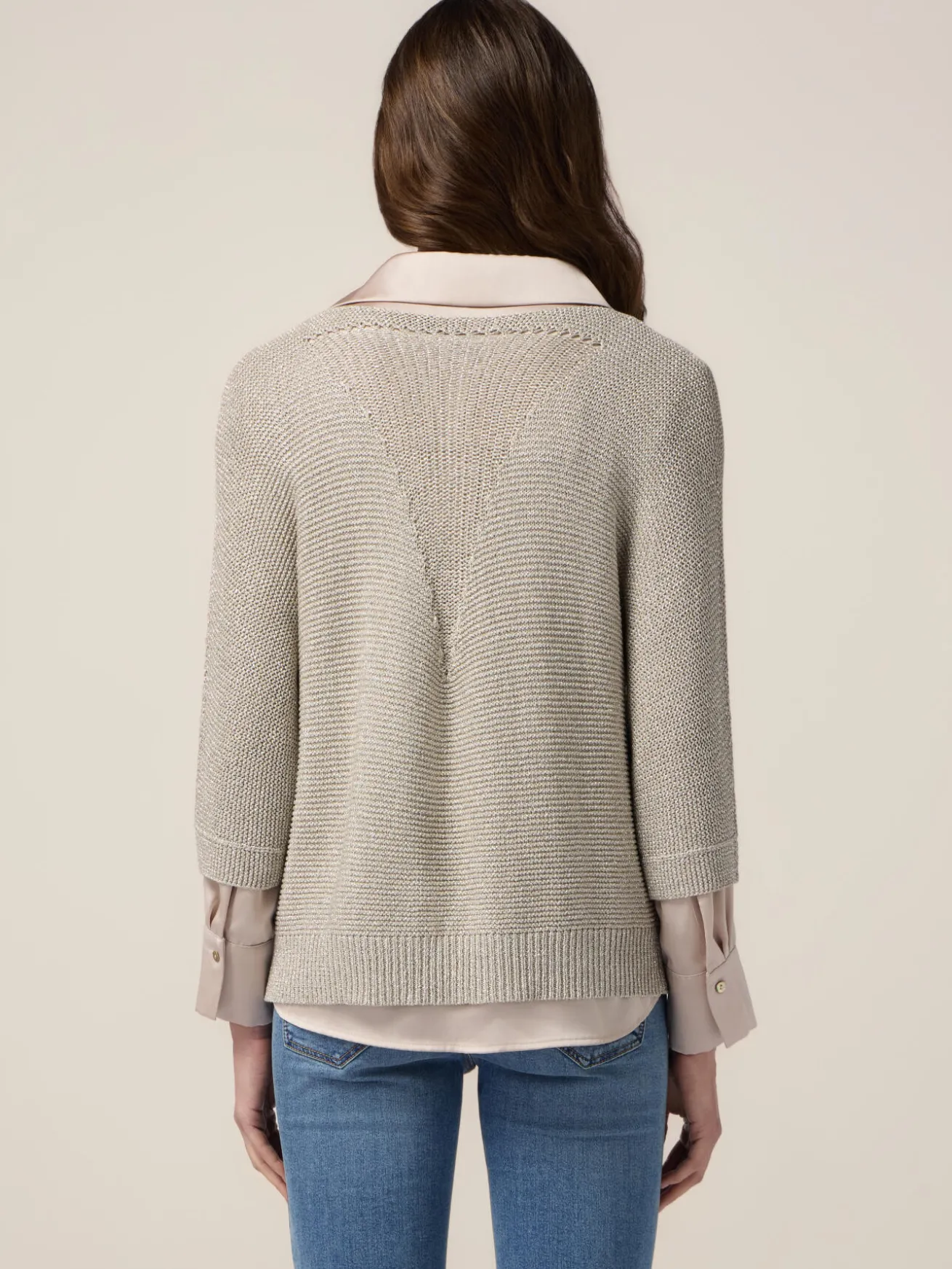 Maglia lurex misto viscosa