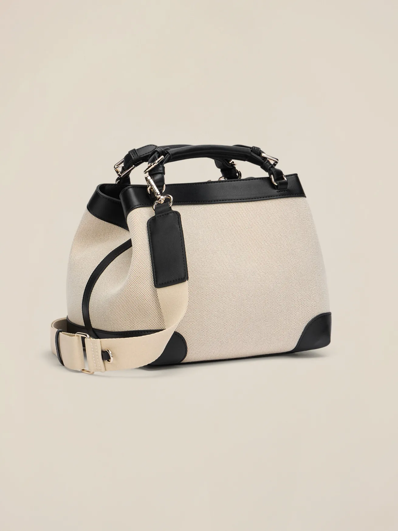 Maxi bauletto in canvas