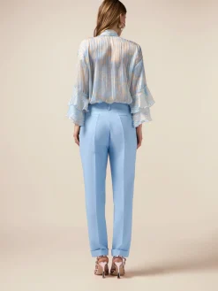 Pantaloni a sigaretta in tessuto tecnico