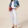 Pantaloni baggy in cotone con cintura