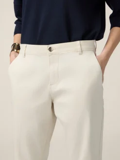 Pantaloni chino misto tencel