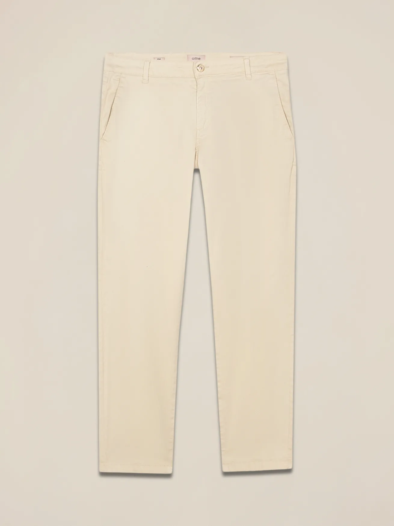 Pantaloni chino misto tencel