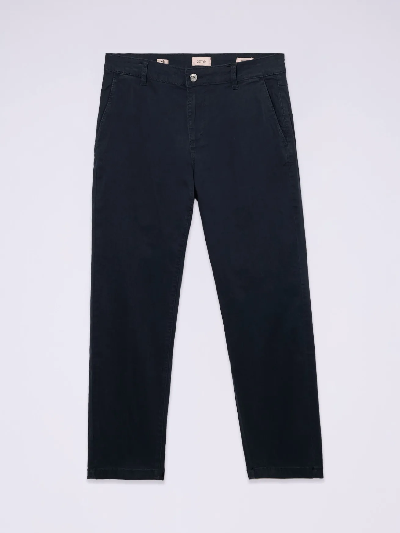 Pantaloni chino misto tencel