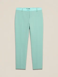 Pantaloni con dettaglio in raso
