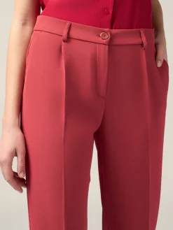 Pantaloni in tessuto fluido
